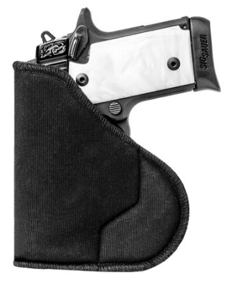 Picture of Sentry 35Wb02bk Hexgrip Iwb Black Nylon Pocket Fits Sm Revolver, Except 5 Shot Fits 2-3" Barrel Ambidextrous 