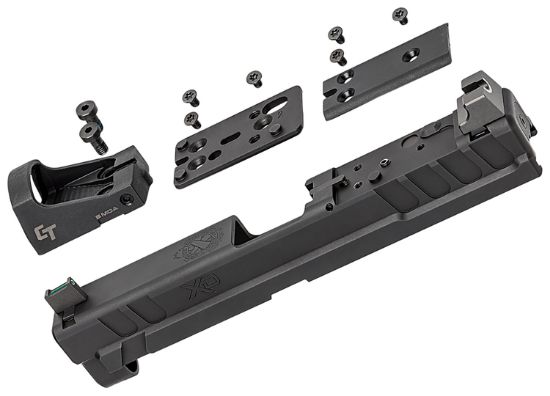 Picture of Springfield Armory Xd4903 Xd Osp Fits Springfield Xd 9Mm Luger, Black Steel, Suppressor Height Night Sights Includes Crimson Trace Red Dot & Cover Plate 