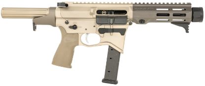 Picture of Maxim Defense Mxm48173 Cps Md9 9Mm Luger Caliber With 5.50" Barrel, Arid Brown Anodized Metal Finish, Black Maxim Cqb Brace & Polymer Grip Right Hand 