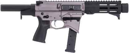 Picture of Maxim Defense Mxm48174 Cps Md9 9Mm Luger Caliber With 5.50" Barrel, Urban Grey Anodized Metal Finish, Black Maxim Cqb Brace & Polymer Grip Right Hand 