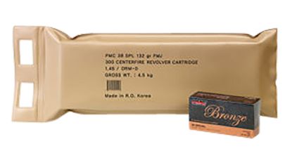 Picture of Pmc 38Gbp Bronze Battle Pack 38 Special 132 Gr Full Metal Jacket 300 Per Box/ 3 Case 