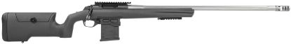 Picture of Browning 035560282 X-Bolt Target Max 6.5 Creedmoor 10+1 26" Satin Gray Bull/Fluted Barrel, Matte Blued Steel Receiver, Matte Black Fixed Max Adj Comb Stock, Right Hand 