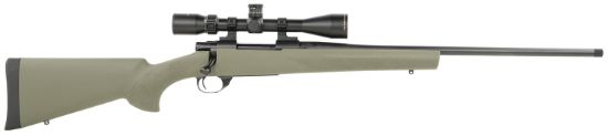 Picture of Howa Hgp2708g M1500 Gamepro Gen2 7Mm-08 Rem 4+1 22" Barrel, Blued Steel Receiver, Green Hogue Overmolded Synthetic Stock Includes Nikko Stirling Gamepro 3.5-10X44mm Scope 