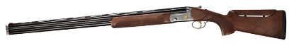Picture of Bettinsoli Usa Bosp123022 Omega Sport 12 Gauge Break Open 3" 2Rd 30" Blued 30" Vent Rib Barrel Stainless Engraved Stainless Receiver Walnut Wood Fixed W/Adj Comb Stock Ambidextrous Hand 