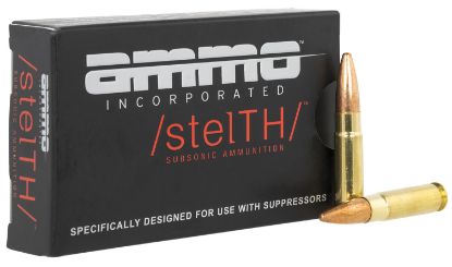 Picture of Ammo Inc 300B220tmcstla20 Stelth 300 Blackout 220 Gr Total Metal Case 20 Per Box/ 10 Case 