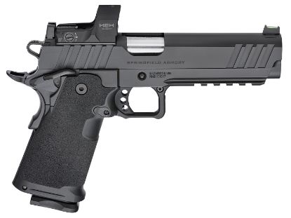 Picture of Springfield Armory Ph9119aosd Prodigy 9Mm Luger 20+1/17+1 5", Black Carbon Steel, Serrated With Optics Cut Slide, Polymer Grip, Fiber Optic Sight, Hex Dragonfly Red Dot 