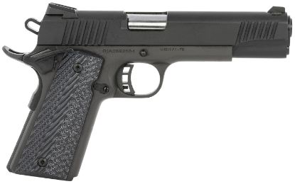 Picture of Rock Island 51511 M1911-A1 Standard Fs 45 Acp 8+1 5" Barrel, Black Parkerized Steel Frame W/Beavertail, Parkerized Serrated Slide, Black/Gray G10 Grip, Grip Safety 