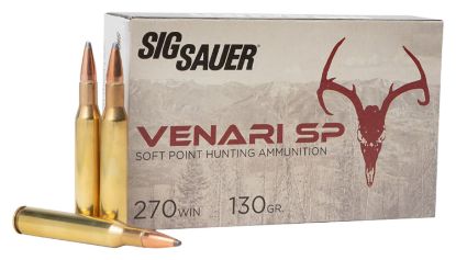 Picture of Sig Sauer V270sp13020 Venari 270 Win 130 Gr Soft Point 20 Per Box/ 10 Case 