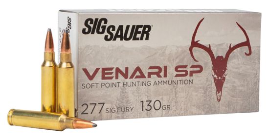 Picture of Sig Sauer V277sfsp13020 Venari 277 Sig Fury 130 Gr Soft Point 20 Per Box/ 10 Case 