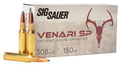 Picture of Sig Sauer V308sp15020 Venari 308 Win 150 Gr Soft Point 20 Per Box/ 10 Case 