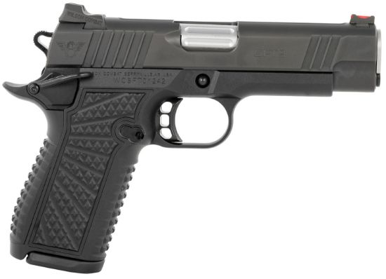 Picture of Wilson Combat Sft9cm42a Sft9 9Mm Luger 15+1 (2) 4.25" Stainless, Black, Beavertail Frame, Integrated Grips, Fiber Optic Sights, Ambi Safety 