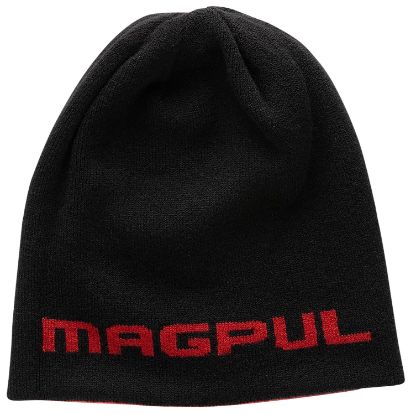 Picture of Magpul Mag1299-003 Reversible Icon Magpul Beanie Black 