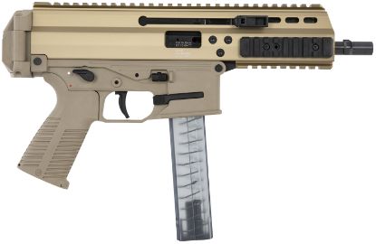 Picture of B&T Firearms 36039Ct Apc Sd 9Mm Luger 30+1 6.80" Black Steel Barrel, M-Lok Handguards, Coyote Brown Anodized Aluminum Picatinny Rail Receiver, Coyote Polymer Grips, Ambidextrous 