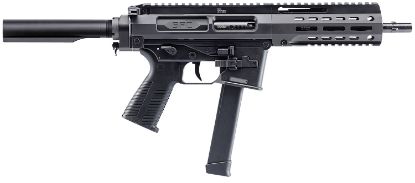 Picture of B&T Firearms 500003Abg Spc9 9Mm Luger 33+1 9.10", Black, Buffer Tube Stock, Polymer Grip (Glock Mag Compatible) 