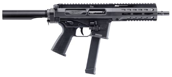 Picture of B&T Firearms 500003Ab Spc9 9Mm Luger 33+1 9.10", Black, Buffer Tube Stock, Polymer Grip (Oem Mag) 