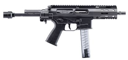Picture of B&T Firearms 500003Pdwgtb Spc9 9Mm Luger 33+1 4.50", Black, Pdw Stock, Polymer Grip (Glock Mag Compatible) 