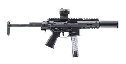 Picture of B&T Firearms 500003Pdwtb Spc9 9Mm Luger 30+1 4.50", Black, Pdw Stock, Polymer Grip (Oem Mag) 