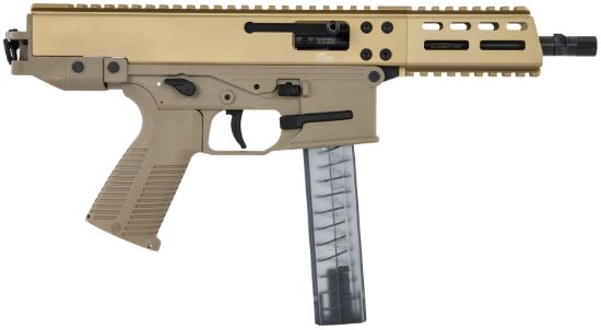 Picture of B&T Firearms 4500022 Ctb&T Ghm 9Mm Luger 30+1 6.90" Coyote Tan, Collapsible Stock, Polymer Grip, Ambi Controls (Oem Mag) 