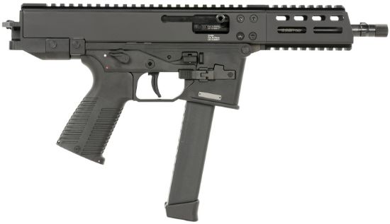 Picture of B&T Firearms 450002G Ghm 9Mm Luger 33+1 6.90", Tri-Lug Threaded Muzzle, Black, No Brace, Polymer Grips, Ambi Controls (Glock Mag Compatible) 