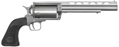 Picture of Magnum Research Bfr45lc4106 Bfr Sao 45 Colt (Lc) Or 410 Gauge, 7.50" Vent Rib Barrel, 6Rd Cylinder, Brushed Stainless Steel, Black Hogue Rubber Grip 