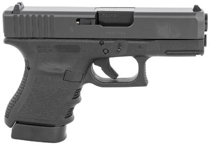 Picture of Glock Uf3050201 G30 Sf Gen3 Sub-Compact 45 Acp 10+1 3.78" Black Steel Barrel, Matte Black Serrated Slide, Black Polymer Frame W/Picatinny Rail, Black Textured Finger Grooved Polymer Grip, Right Hand 