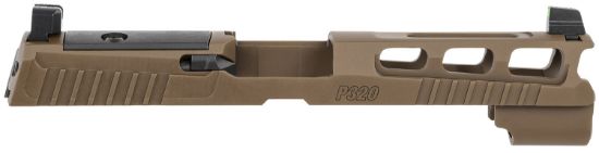 Picture of Sig Sauer 8900953 P320 Sig P320 9Mm Luger Pvd Coyote Brown Stainless Steel Optic Ready Slide Xray3 Suppressor Sights Compatible With Romeo1 & Romeo Pro 