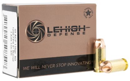 Picture of Lehigh Defense La45135xd Xtreme Defense 45 Acp 135 Gr Lehigh Defense Xd Fmt 20 Per Box/ 10 Case 