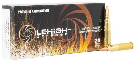 Picture of Lehigh Defense La22355cc Controlled Chaos 223 Rem 55 Gr Lehigh Defense Controlled Chaos 20 Per Box/ 10 Case 