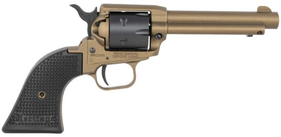 Picture of Heritage Mfg Rr22a4 Rough Rider 22 Lr 6 Shot 4.75" Burnt Bronze Cerakote Steel Barrel, Black Satin Cylinder, Burnt Bronze Cerakote Steel Frame 