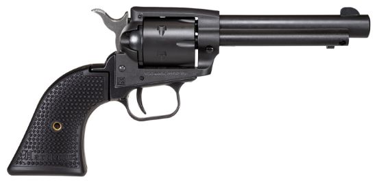 Picture of Heritage Mfg Srr22bs4pg Rough Rider 22 Lr 6 Shot, 4.75" Black Satin Steel Barrel, Frame & Cylinder, Black Polymer Grip, Manual Thumb Safety, Exposed Hammer 