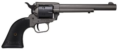 Picture of Heritage Mfg Srr22c6 Rough Rider 22 Lr 6 Shot, 6.50" Tungsten Gray Cerakote Steel Barrel, Frame, Black Satin Cylinder, Black Polymer Grip, Hammer/Thumb Safety, Exposed Hammer 