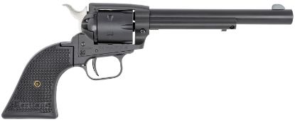 Picture of Heritage Mfg Srr22mbs6pg Rough Rider 22 Lr/22 Wmr 6 Shot/ 6.50" Black Satin Steel Barrel, Frame & Cylinder, Black Polymer Grip, Hammer/Thumb Safety, Exposed Hammer 