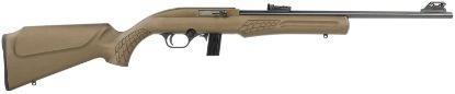 Picture of Rossi Rs22l1811l Rs22 Semi-Auto 22 Lr 10+1 18" Black Barrel, Bronze Monte Carlo Stock/Rec, Fiber Optic Sights 