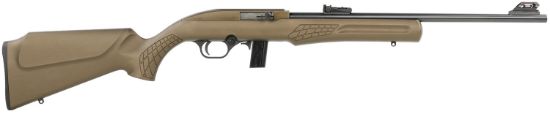 Picture of Rossi Rs22l1811l Rs22 Semi-Auto 22 Lr 10+1 18" Black Barrel, Bronze Monte Carlo Stock/Rec, Fiber Optic Sights 