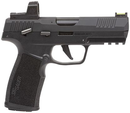 Picture of Sig Sauer 322Cbrxze P322 Compact 22 Lr 20+1 (2) 4" Threaded Barrel, Black, Optic Cut/Serrated Slide, Picatinny Rail Frame, Textured Grips, Romeozero Elite Red Dot, Fiber Optic Sights 