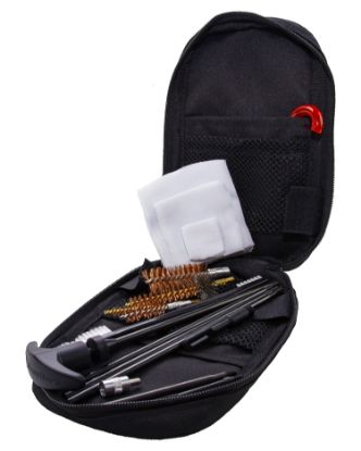 Picture of Kleenbore Kb-3G 3 Gun Tactical Kit .223 Rem/ 5.56 Nato/ 9Mm/ 12 Gauge Handguns/Rifles/Shotguns Bronze/Nylon Bristles 