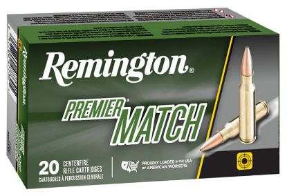 Picture of Remington Ammunition 27682 Premier Match 223 Rem 52 Gr Boat Tail Hollow Point 20 Per Box/ 10 Cs 