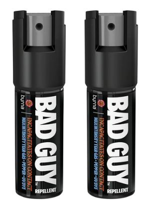 Picture of Byrna Technologies Bgr02104 Bgr Max Capsaicin Uv Dye Range 8-15 Ft Black Canister 2 Cans 