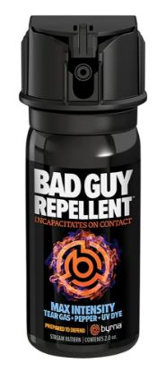 Picture of Byrna Technologies Bgr02105 Bad Guy Repellent Max Capsaicin Uv Dye, Range 8-15 Ft, Black, Spray 