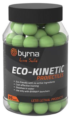 Picture of Byrna Technologies Rb68403 Eco-Kinetic 95Ct Green Water Soluble Projectile, Compatible With Byrna Launchers 