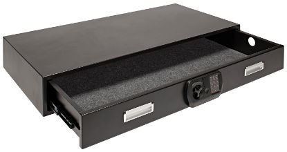 Picture of Snapsafe 75400 Specialty Safe Under Bed Xxl Access Code/Key Entry Black 14 Gauge Steel 