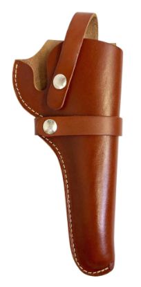 Picture of Hunter Company 1100-14 Belt Owb Size 14 Chestnut Tan Leather Belt Loop Fits Da Revolver Fits 5.50-6" Barrel Right Hand Compatible W/ Hunter Buscadero/Straight Cartridge Belts 