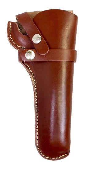 Picture of Hunter Company 1100-16 Belt Owb Size 16 Chestnut Tan Leather Belt Loop Fits Sa Revolver Fits 4.75-5.50" Barrel Right Hand Compatible W/ Hunter Buscadero/Straight Cartridge Belts 