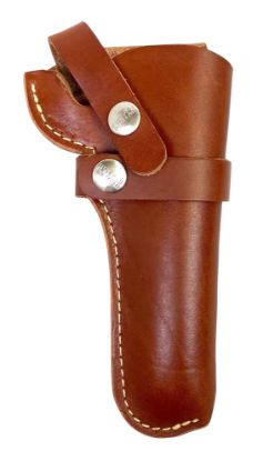 Picture of Hunter Company 1100-45 Belt Owb Size 45 Chestnut Tan Leather Belt Loop Fits Da Revolver Fits 4.50-5" Barrel Right Hand Compatible W/ Hunter Buscadero/Straight Cartridge Belts 