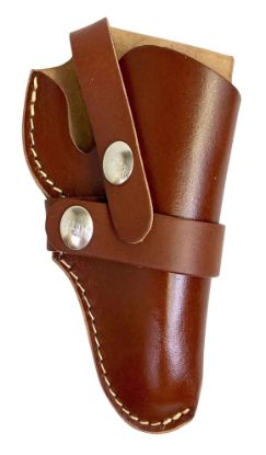 Picture of Hunter Company 1100-7 Belt Owb Size 7 Chestnut Tan Leather Belt Loop Fits Sa/Da Revolver Fits 2-3.50" Barrel Right Hand Compatible W/ Hunter Buscadero/Straight Cartridge Belts 