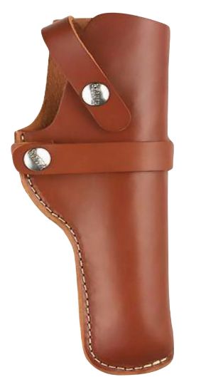 Picture of Hunter Company 1100-78 Belt Owb Size 78 Chestnut Tan Leather Belt Loop Fits Da Revolver Fits 8.37" Barrel Right Hand Compatible W/ Hunter Buscadero/Straight Cartridge Belts 