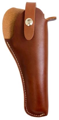 Picture of Hunter Company 2400-3 Crossdraw Owb Size 03 Chestnut Tan Leather Belt Slide Fits Da Revolver Fits 4.50" Barrel Right Hand 