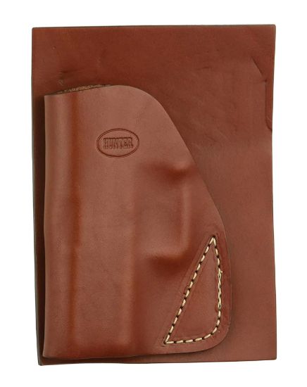 Picture of Hunter Company 2500-9 Pocket Pocket Size 9 Chestnut Tan Leather Fits S&W Bodyguard 380 W/Integral Laser Sight Right Hand 