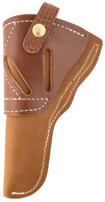 Picture of Hunter Company 2600-4 Range Ride Owb Size 4 Chestnut Tan Leather Belt Slide Fits Sa Revolver Fits 4.50-5" Barrel Ambidextrous 