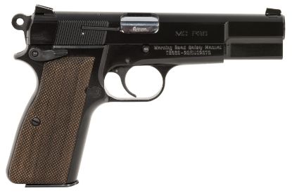 Picture of Eaa Girsan 390454 Mcp 35 Sports South Exclusive 9Mm Luger 15+1, 4.87" Black Steel Barrel, Black Cerakote Serrated Steel Slide, Black Steel Frame W/Beavertail, Walnut Grip, Ambidextrous 